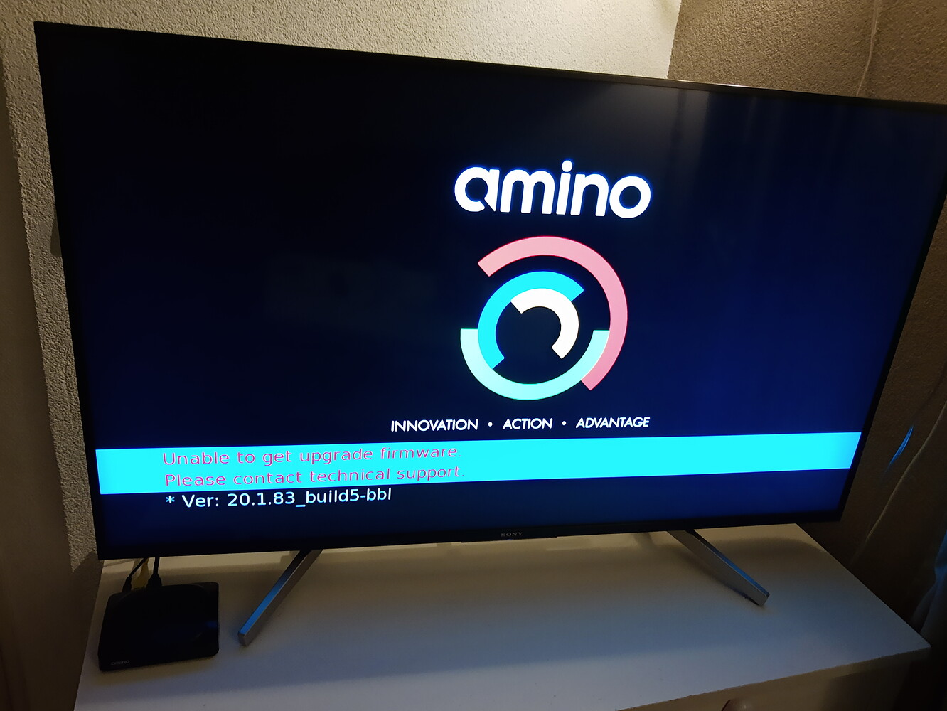 Lampje blijft knipperen Melding technische problemen Freedom Community