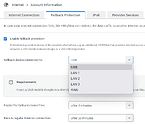 Fallback Protection in GUI