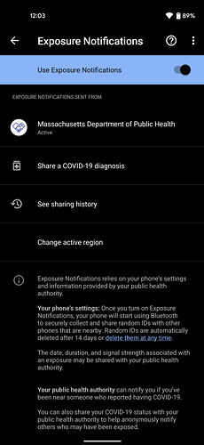 Massachusetts MassNotify app