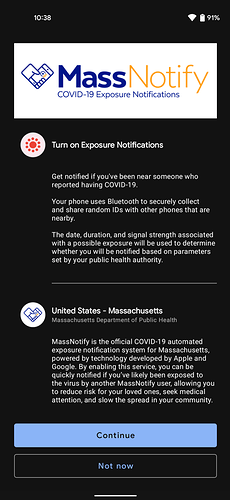 Massachusetts MassNotify app